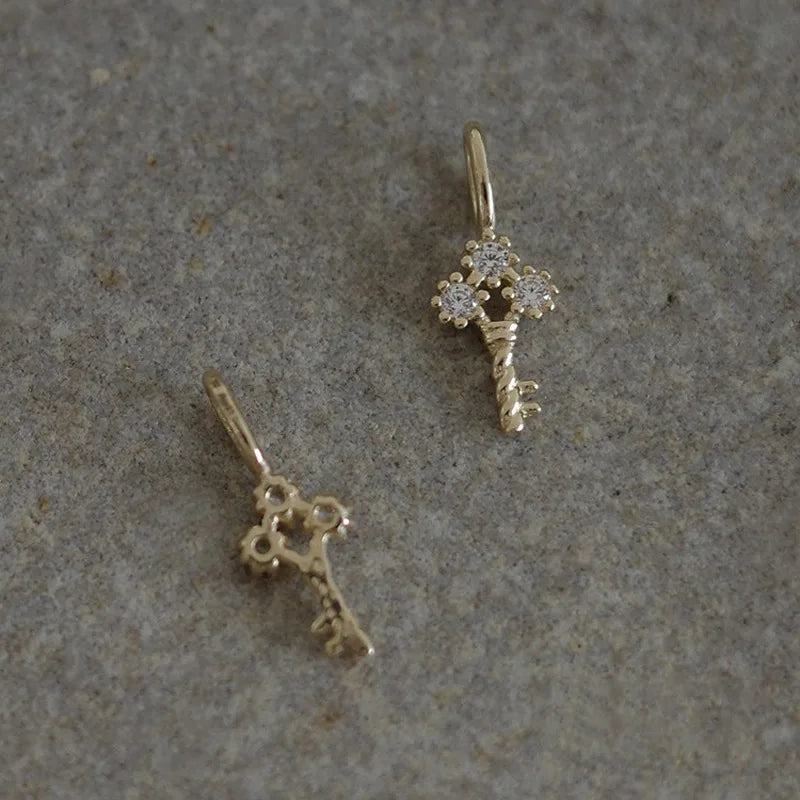 Collier en argent sterling S925 plaqué or 14 carats pour femme, chaîne de clavicule de luxe légère en zircon