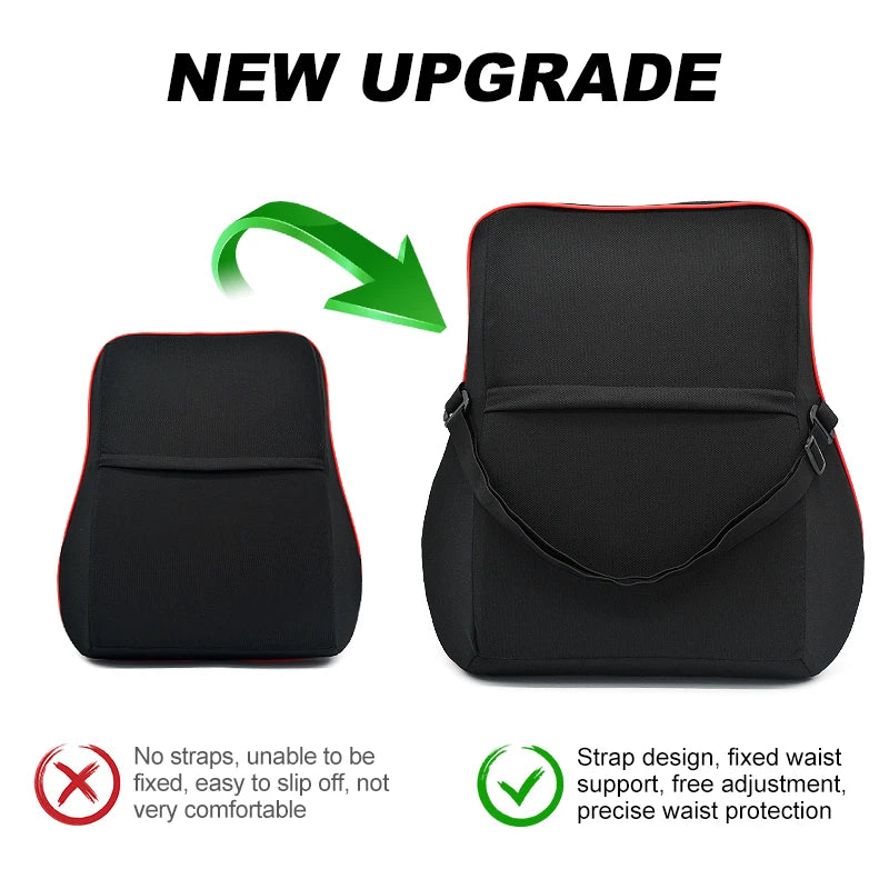 Memory Foam Car Seat Pillow Car Neck Pillow Protective Lumbar Back Support Breathable Car Headrest Cushion For Travel - Madeinsea©