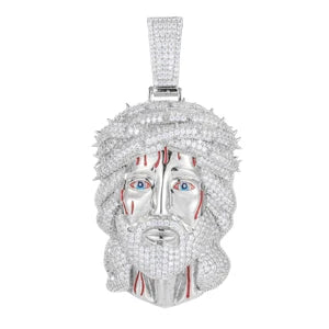 TUHE Unisex  Jesus  Pendant 925 Silver Ice Out Moissanite Pendant For Men Hip Hop Jewelry Gifts - Madeinsea©