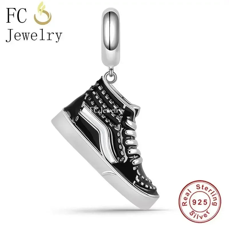 Fit Original Pan Charms Bracelet 925 Silver Profession Hobby Sport Cook Rock Muisc Makeup Game Fitness For Making Berloque - Madeinsea©