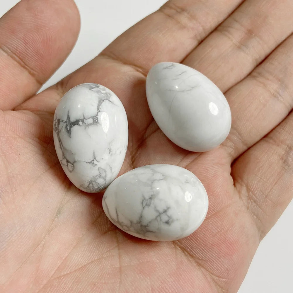 20x30mm Natural Egg Shape Stone Ornament Opal Quartzs Power Minerals Polished Reiki Fish Tank Home Decoration Jewelry Gifts