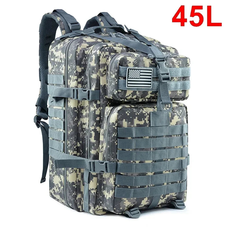 30/50L Tactical Backpacks For Man Hking Outdoor Survival  Bags 3P Assault Pack EDC Molle Pack For Trekking Hunting Bag