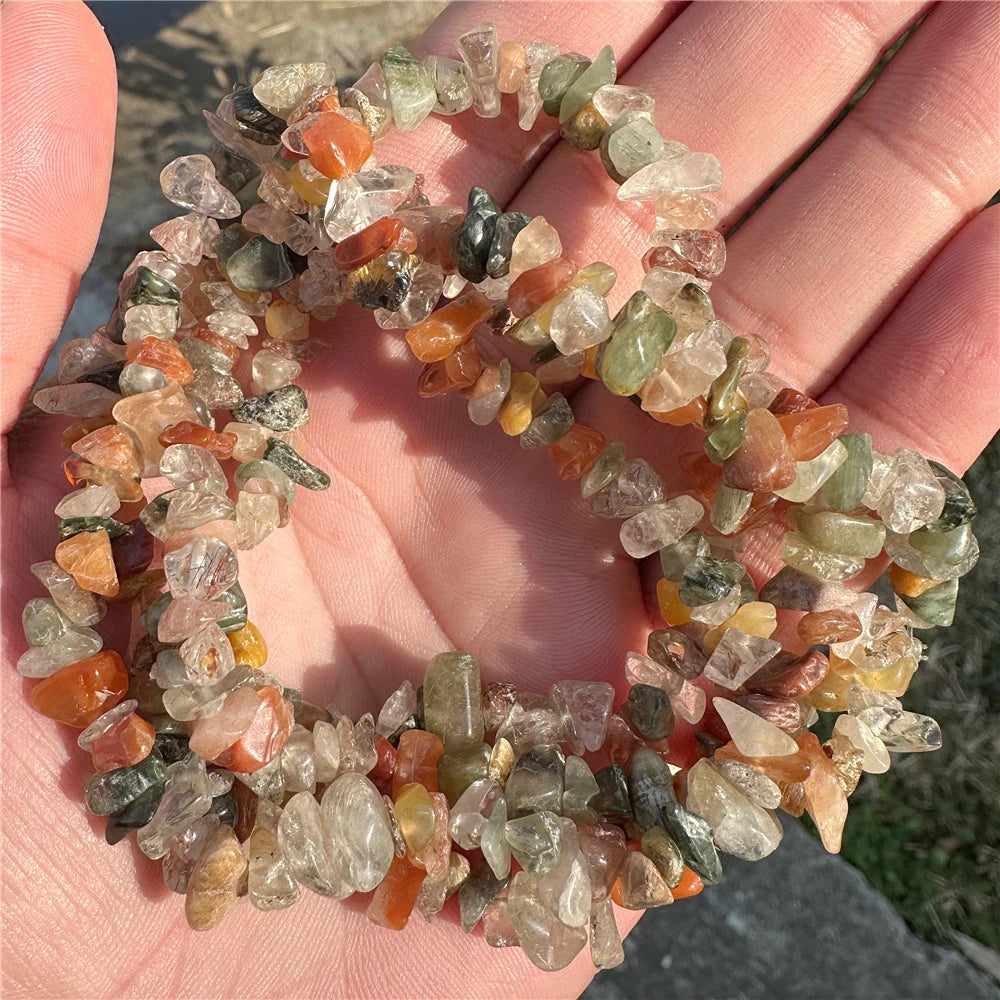 5-8MM Irregular Labradorite Chips Bead Amethysts Malachite Aquamarine Citrine Gravel Stone Beads For Jewelry Making Accessories