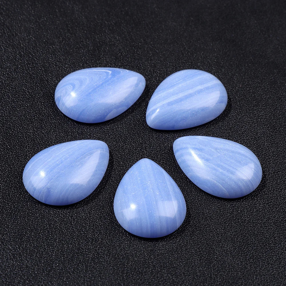 18X25MM Multi-color Natural Stone Cabochon Water Drop Shape Agat Quartz Opal Cabochons Stone For Jewelry Making DIY Accessories