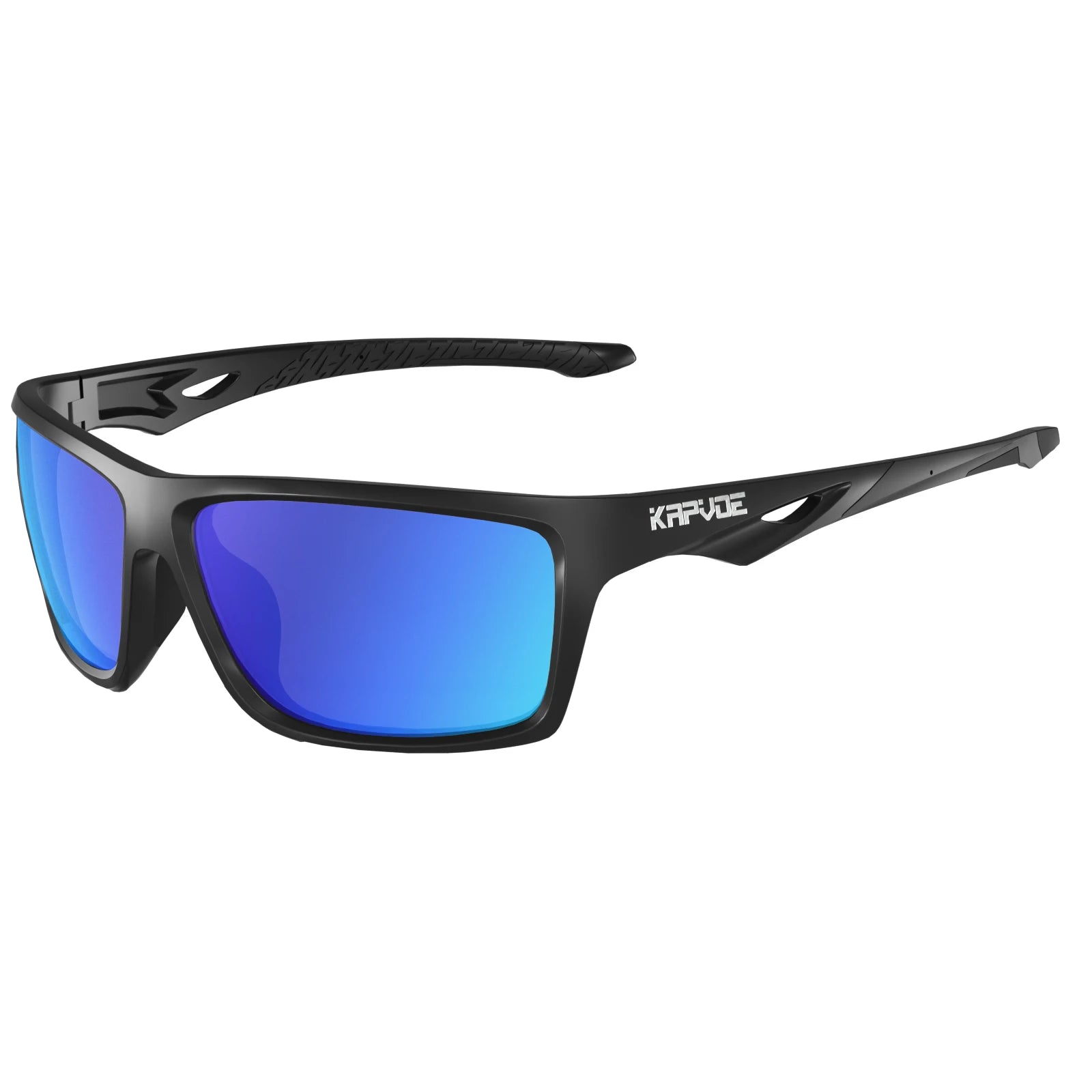 Kapvoe Polarisierte Wanderbrille für Herren, UV400-Gläser, PC-Gläser, HD-Gläser, Outdoor-Sonnenbrille 2025