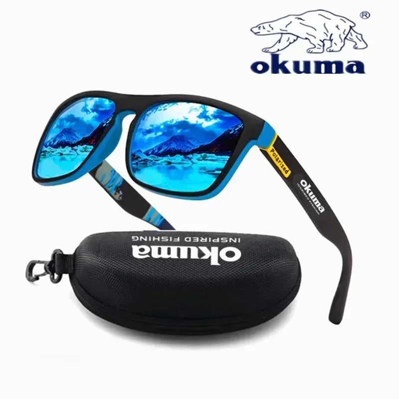 Okuma Polarized Sunglasses Original UV400 for Men and Women Outdoor Hunting Fishing Driving Bicycles Sunglasses Optional Box