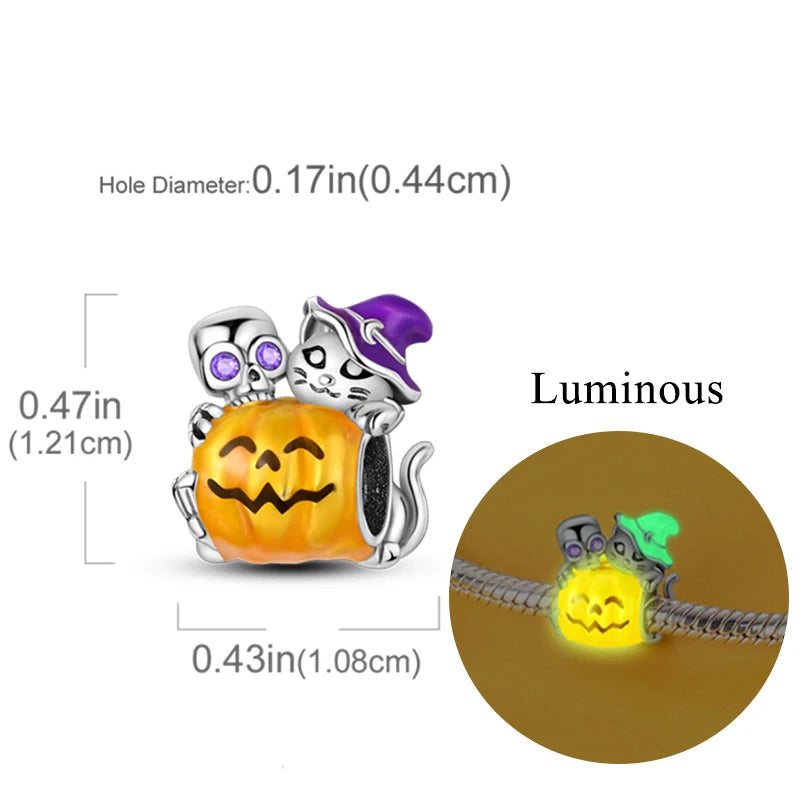 2024 neue 925 Sterling Silber Charms Glühwürmchen Sterne Glühende Leuchtende Charme Perlen für Original Anhänger Armbänder DIY Schmuck Geschenk