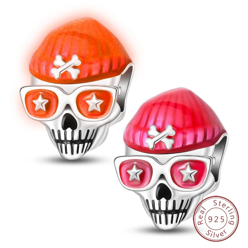 Halloween 925 Sterling Silver Design Charms Beads Pendants Suitable for Original Bracelet DIY Exquisite Making Jewelry