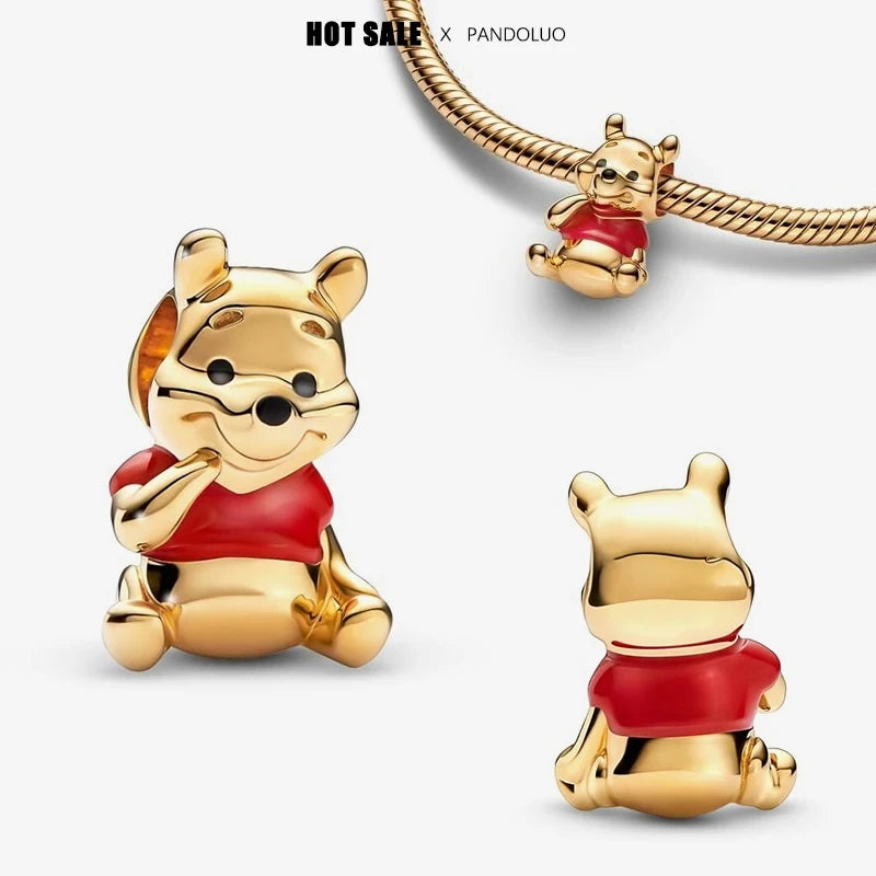 NEW in Charm Disney Cheshire Cat Charm beads Suitable for Original Women Stitch Bracelet Necklace Pendant Jewelry Holiday gifts