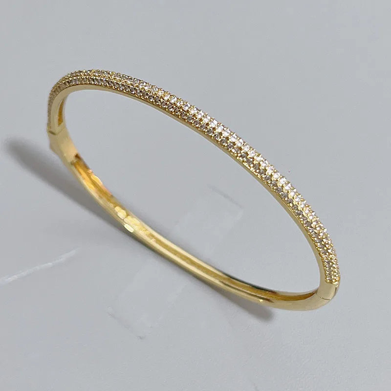 Hot Sale Famous Top Quclity Fashion Luxury Jewelry Bangle For Women For Men Classic Party Wedding Bangle Jewelry Size16cm