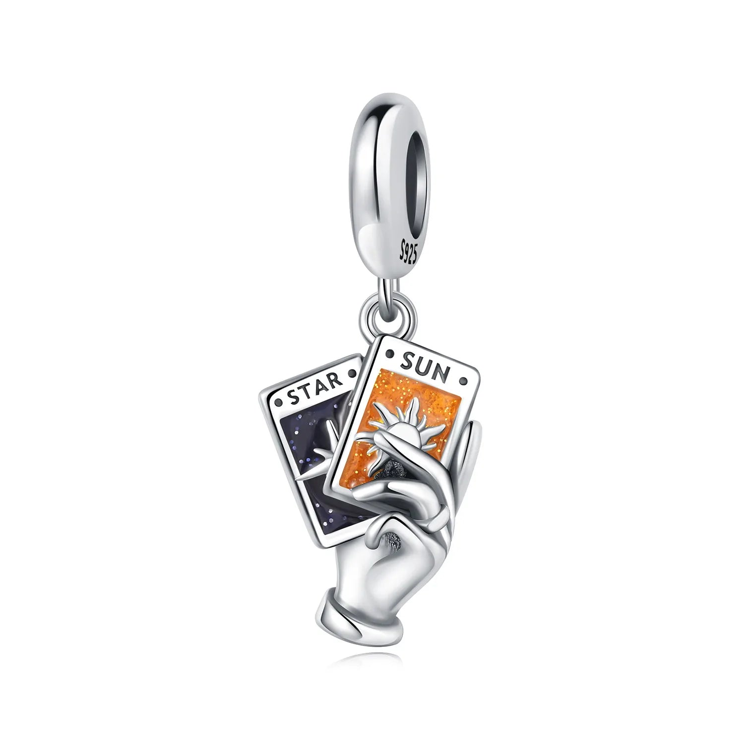 PANPOKI 925 Sterling Silver Switchable Book Pendant Beads Original Pendants Bracelet Charm Jewelry Party DIY Trendy Gifts