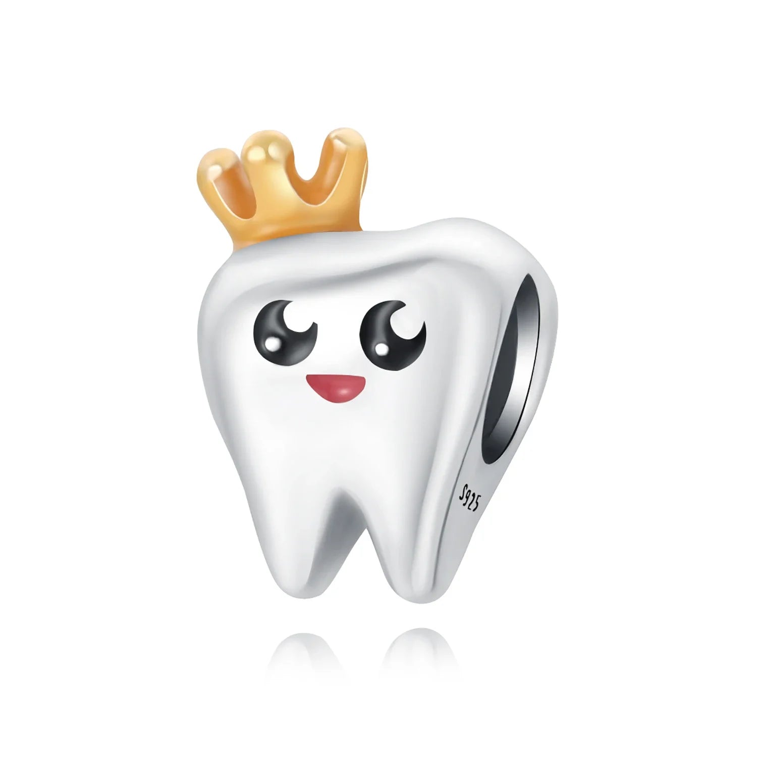 925 Sterling Silver Healthy Teeth Toothbrush Charm Pendant Beads Fit Charms Original Bracelet for Women Jewelry Making