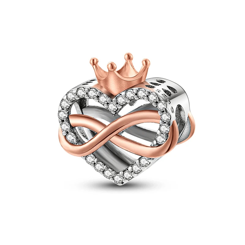 New 925 Sterling Silver Charm Love Heart Warm Family Series Beads Fit Original Charms Bracelets Pendant DIY Jewelry Gift - Madeinsea©