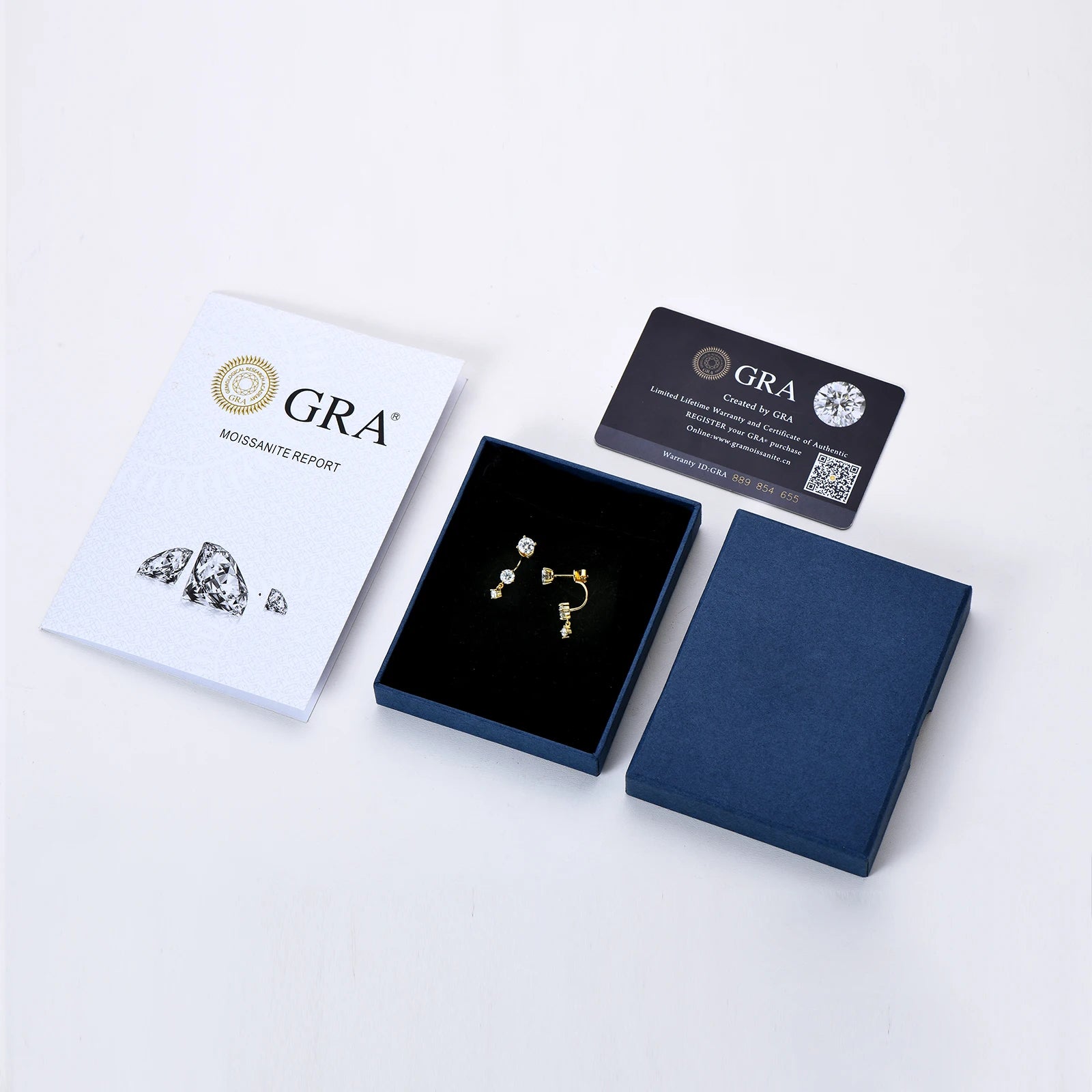 OXTAO Real 925 Silver Round Cut Moissanite Stud Earring Pendant for Women Ear Jacket Earrings D Color Lab Diamond Jewelry Gift