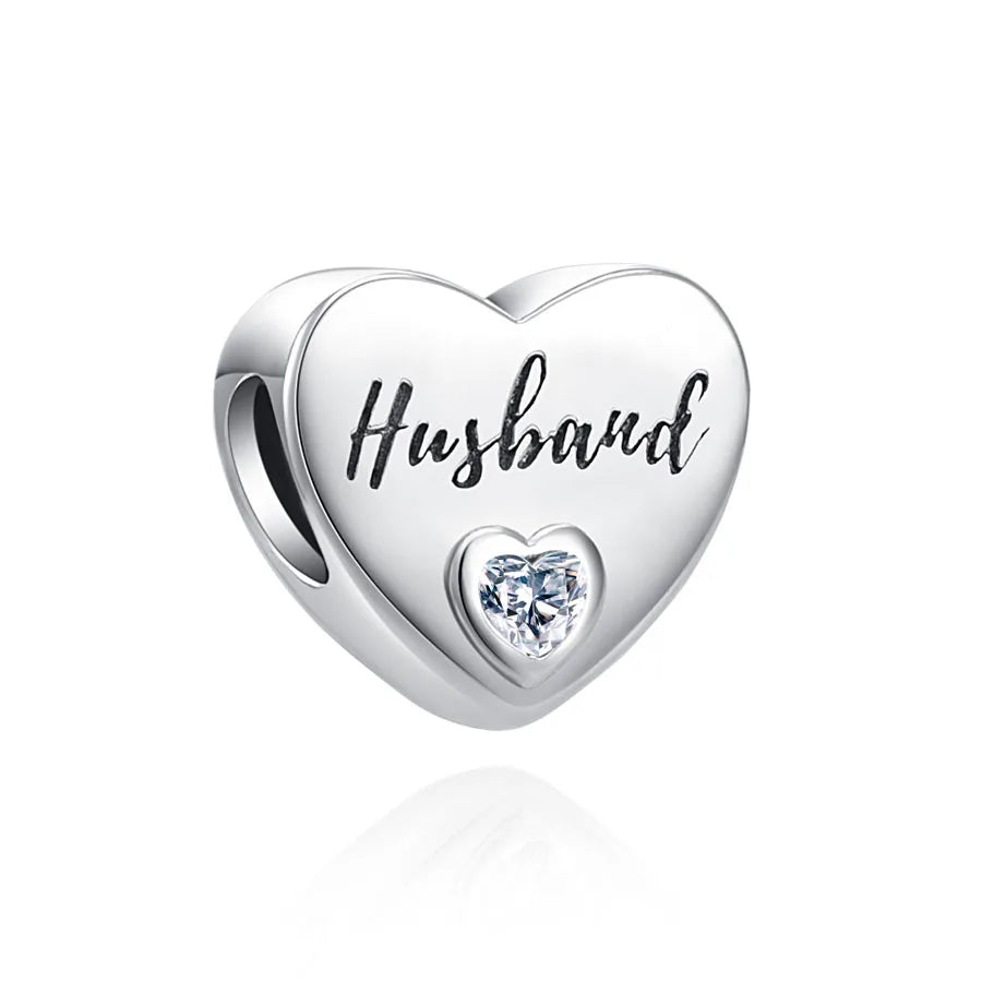 2025 Europe NEW 925 Sterling Silver Family Charm Dangle Pendant Bead Fit Women Original Bracelet Jewelry For Gift Mom Brother