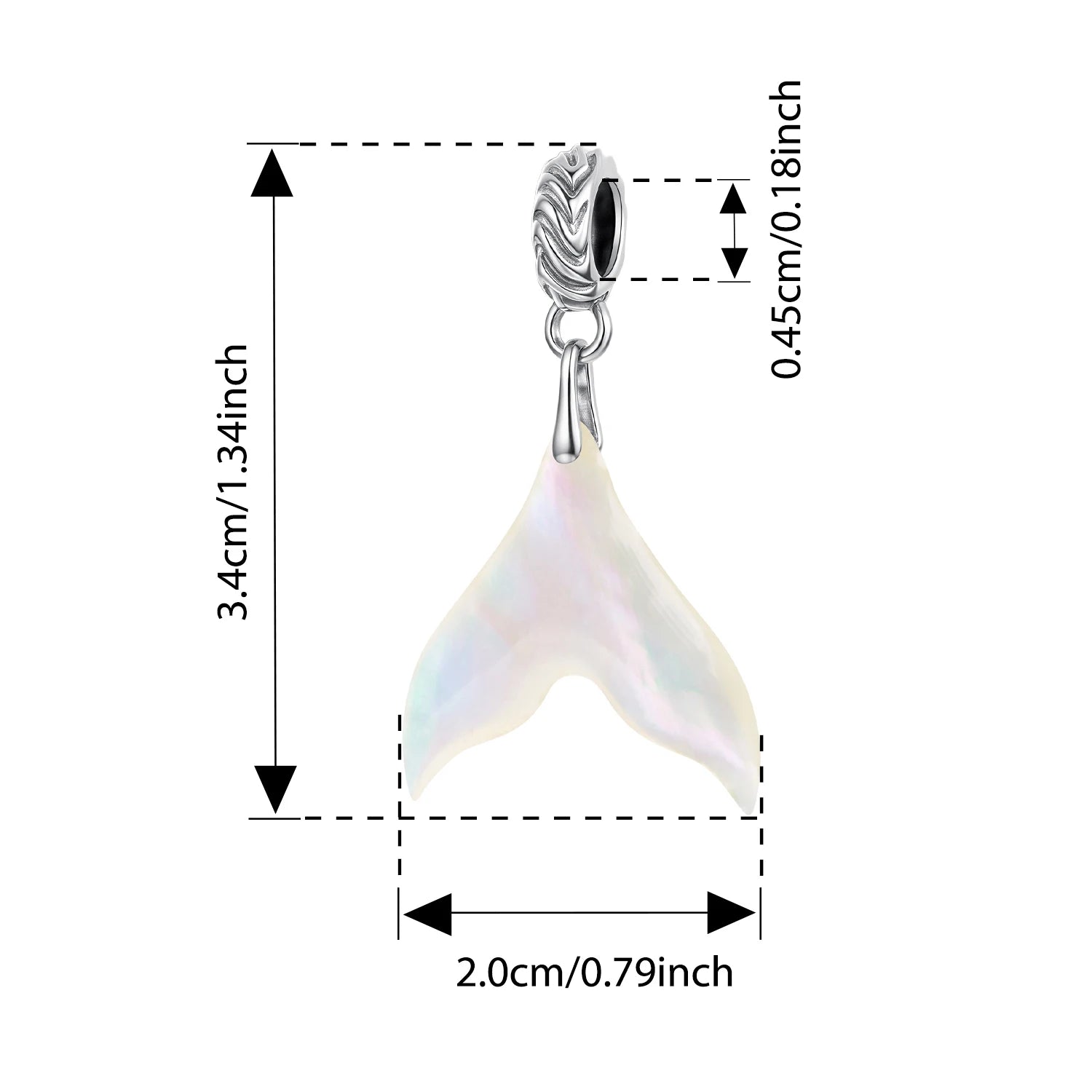 BISAER 925 Sterling Silver Bear Pendant Black Enamel Process Cross Spacer Beads for Women DIY Bracelet & Necklace Fine Jewelry