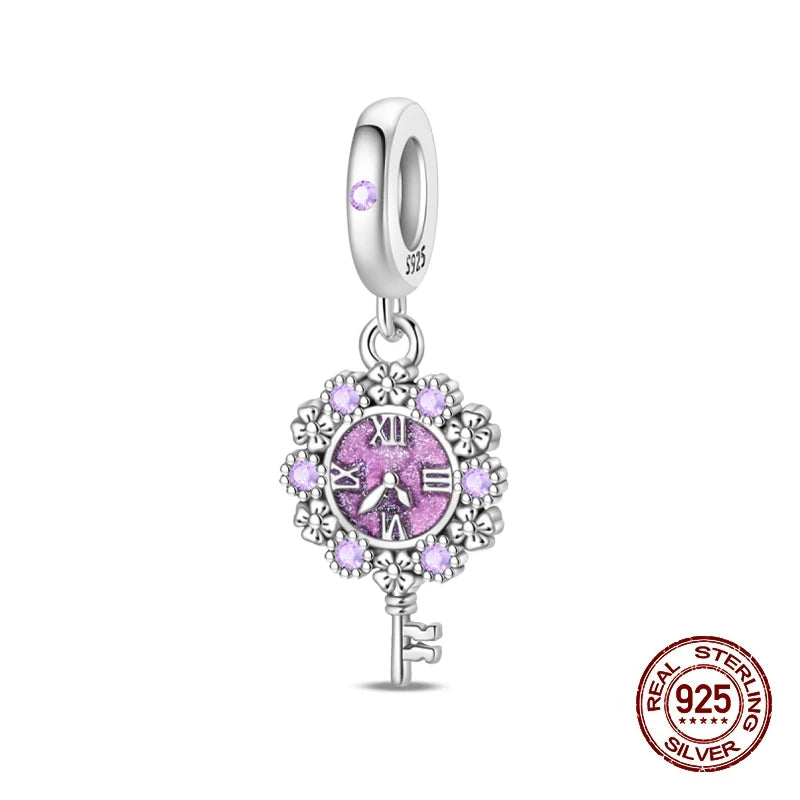 925 Sterling Silver Time Machine Trunk Travel Camera Charms Beads Fit 3mm 925 Original Bracelets DIY Jewelry Birthday Gift