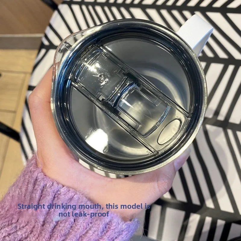 Tyeso 400ML Stainless Steel with Lid Insulated Coffee Cup for Office Home Water Bottle Office Home Portable Thermal Tea Mug