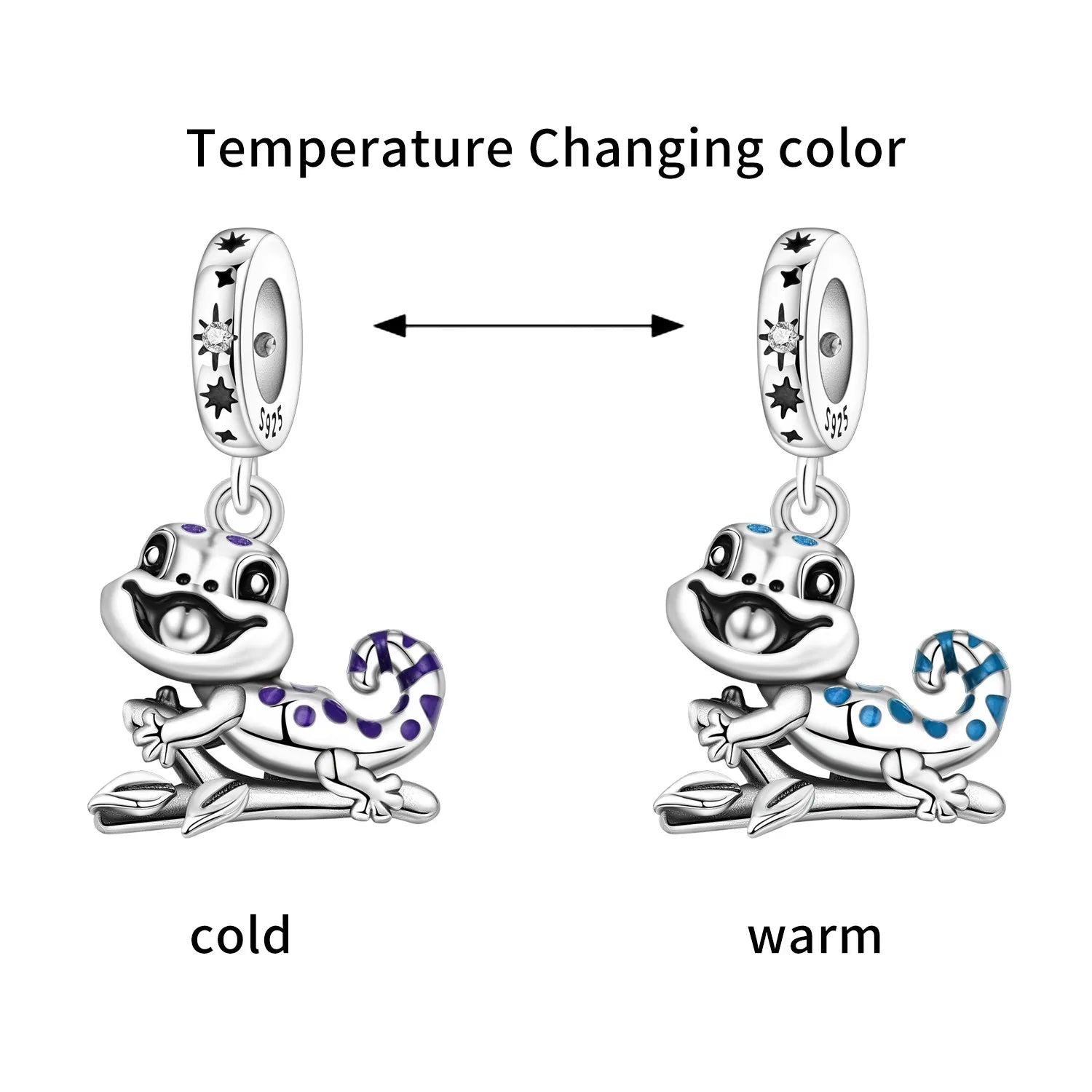 PANPOKI 925 Sterling Silver Cute Panda Animals Beads Original Pendants Bracelet Charm Jewelry Party DIY Trendy Gifts
