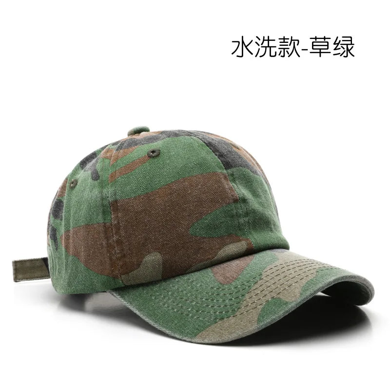 Unisex Baseball Cap Solid-color Light-coated Camouflage Sun Protection Shading Baseball Cap Engaged In Outdoor Sports Fashion