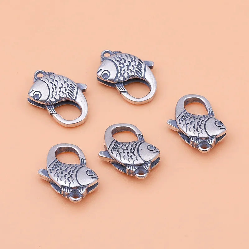 Sterling Silver Thai Fish Buckle