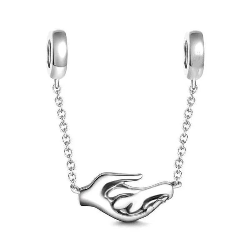 Hot Selling 925 Silver Butterfly Stars And Moon Safety Chain Suitable For Original Bracelets, DIY Accessories, Charming Jewelry