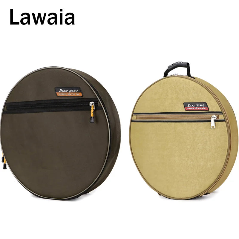 Lawaia Einlagige Angeltasche Rundnetze Verpackungsbeutel Angelausrüstung Canvas Fischernetz Tackle Tasche Outdoor Angeltaschen