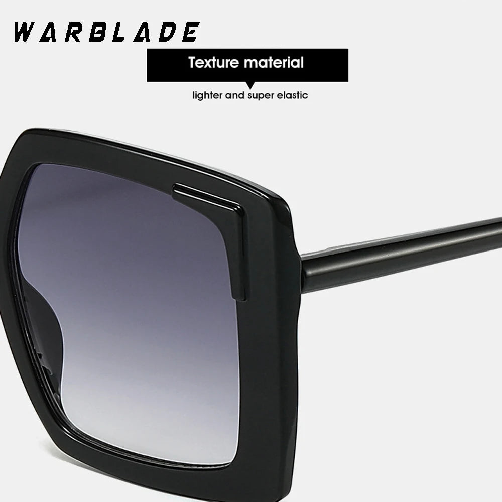 Oversized Square Sunglasses Women Big Frame 2025 Luxury Brand Fashion Sun Glasses For Ladies Retro Trendy Cateye Eyewear UV400