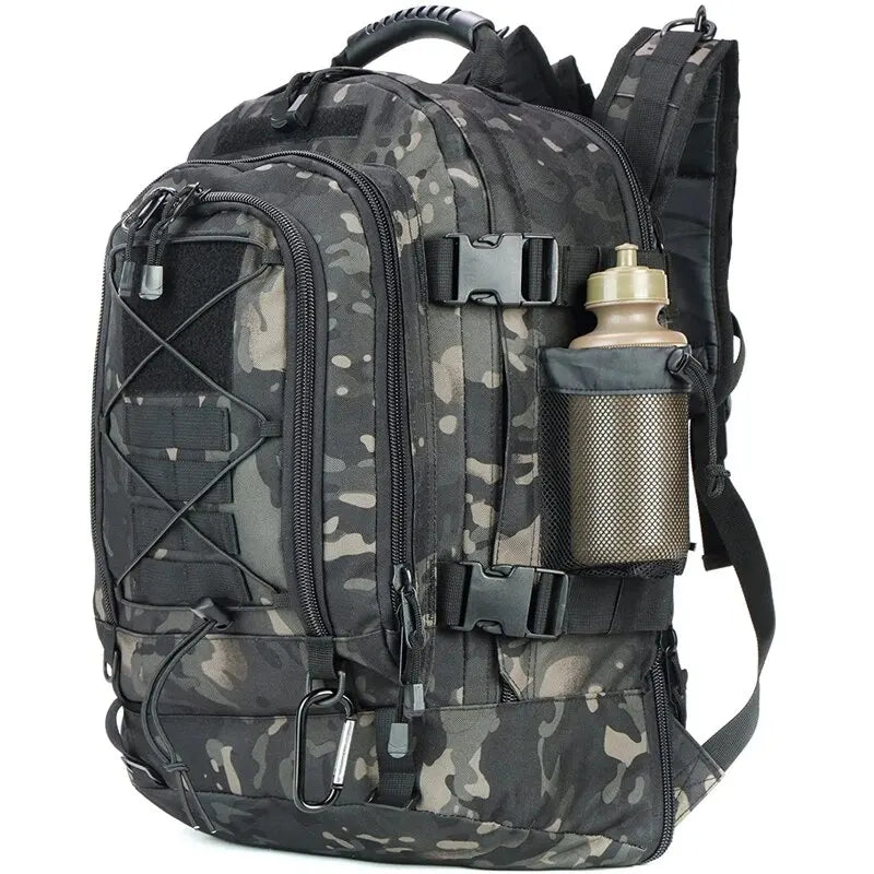 65L Large Capacity Outdoor Tactical Backpack Men Backpacks Molle Rucksack Waterproof Climbing Bag Travel Camping Hiking