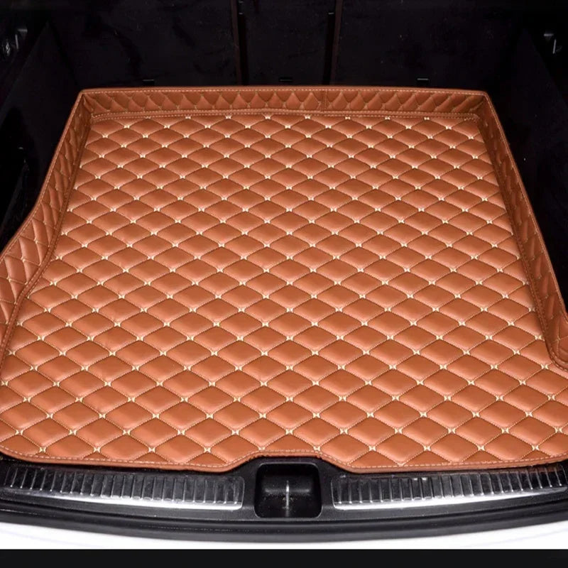 High Quality Artificial Leather Car Trunk Mat for Mercedes W223 S Class W221 W222 C217 SLK Class Car Accessories Carpet