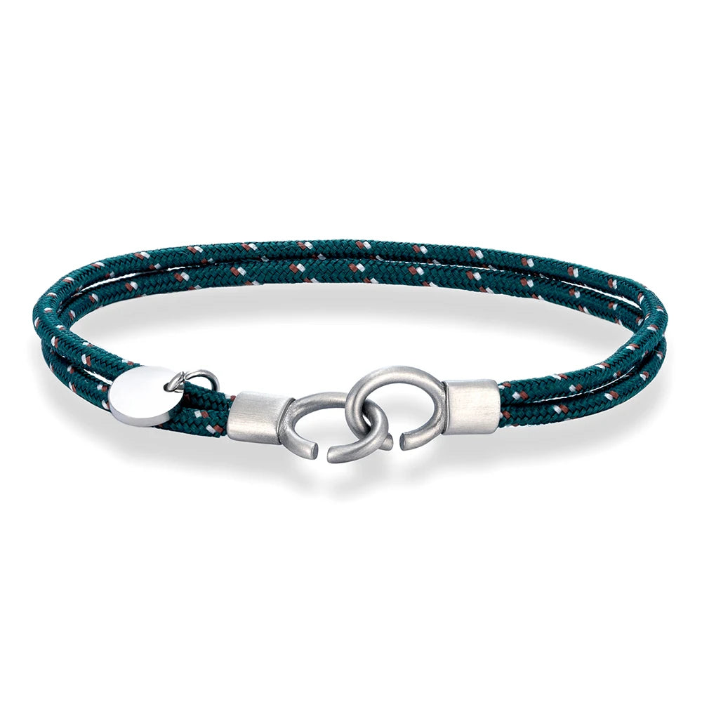 MKENDN Minimalist Style Custom Name Engrave Logo Id Bracelets Couple Handcuffs Cord Bracelet  Menottes Bijoux Gifts