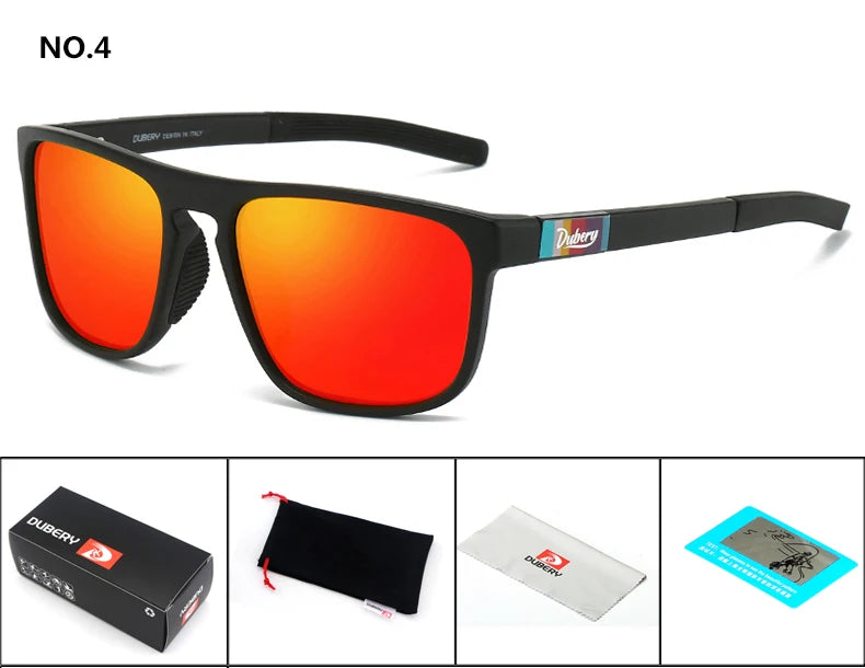 DUBERY 2025 New Fashion Polarized Sunglasses UV400 Protection Men Women Retro Classic Driving Outdoor 9 Colors Model 578