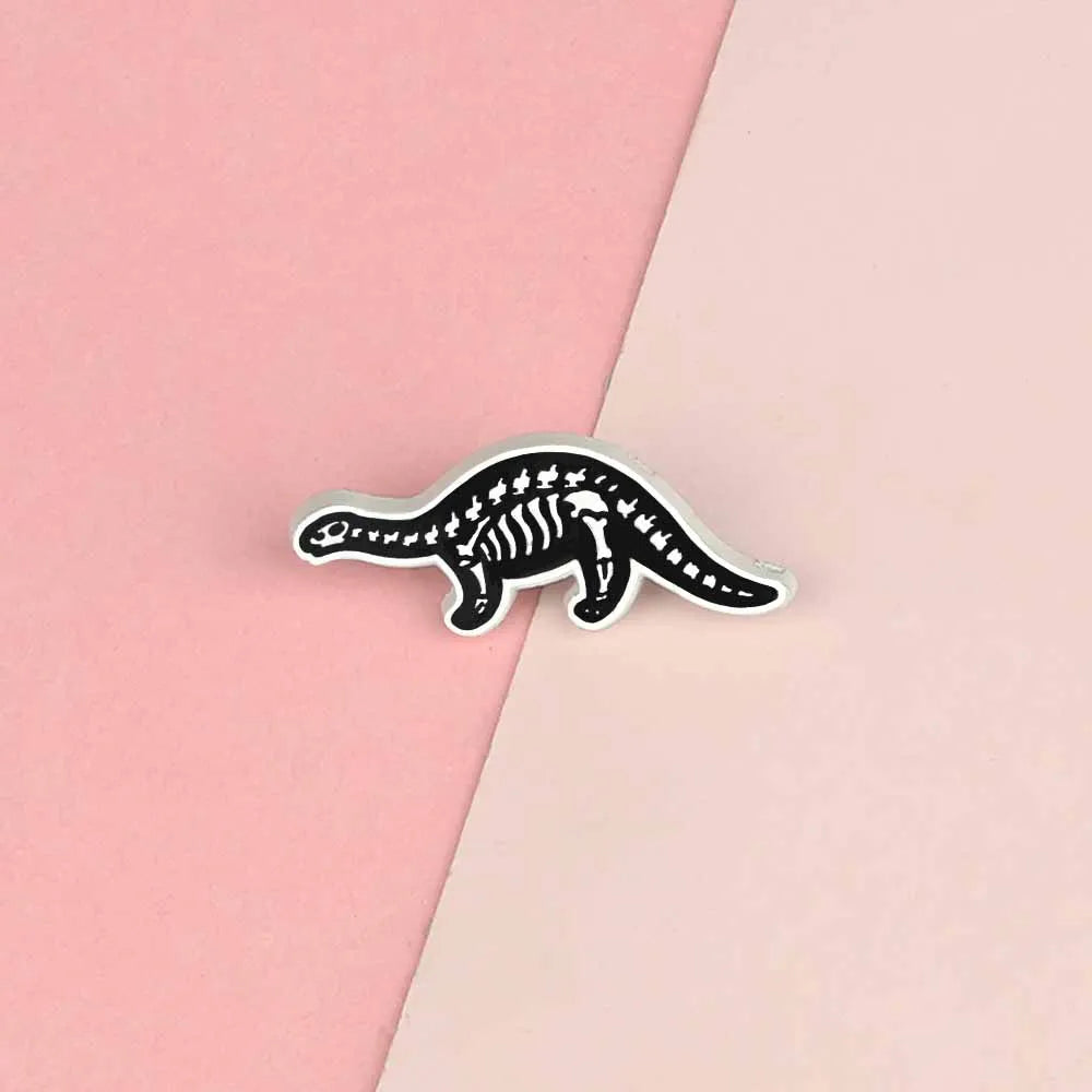 10 Style Cute Dinosaurs Enamel Pins Creative Animal Brooches Kids Backpack Decoration Jewelry Women Coat Lapel Pin Badges Gift