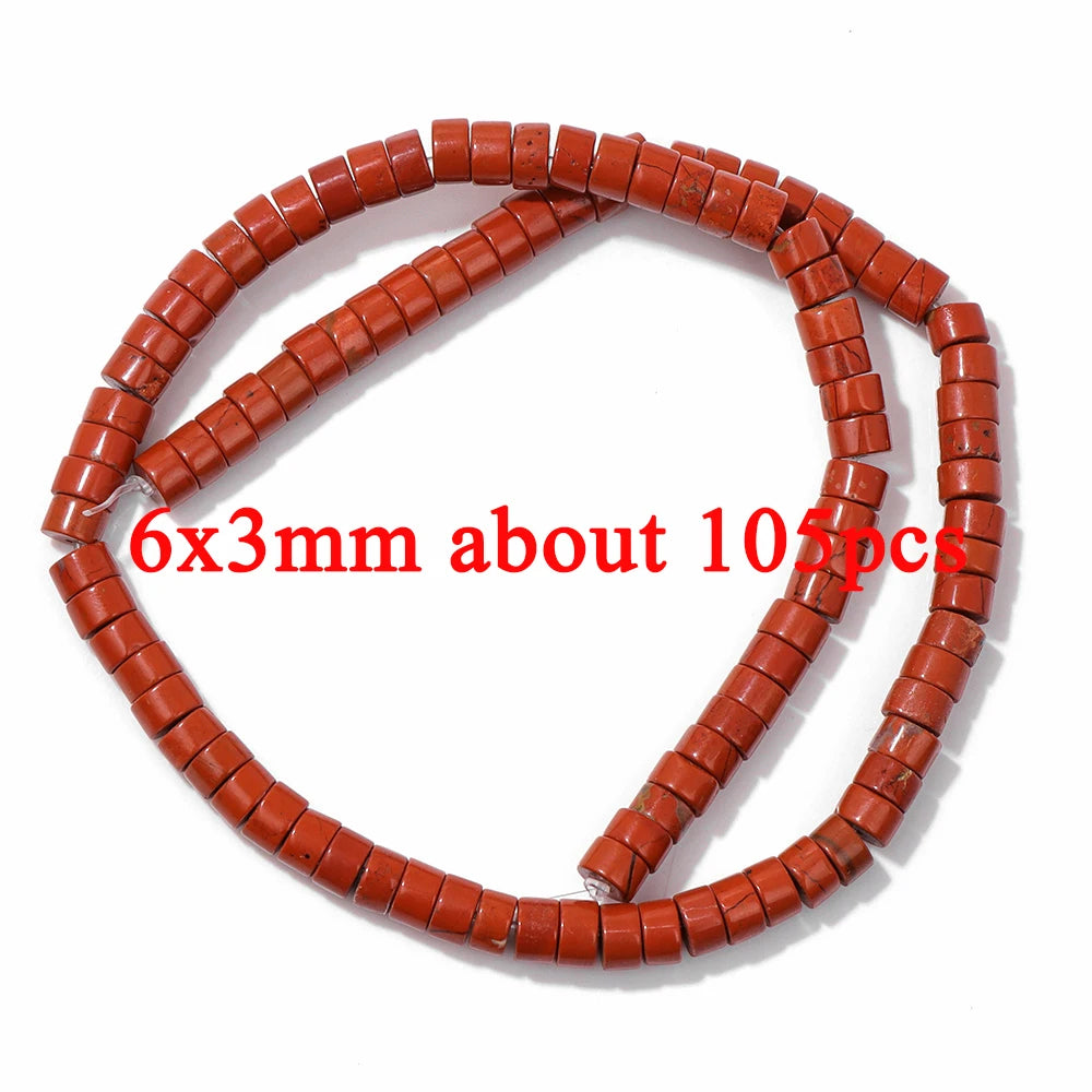 100% Natural Red Jasper Stone Bead Oval Cube Round Irregular Shape Chips Beads Fit Jewelry Making DIY Bracelet Necklace Earrings