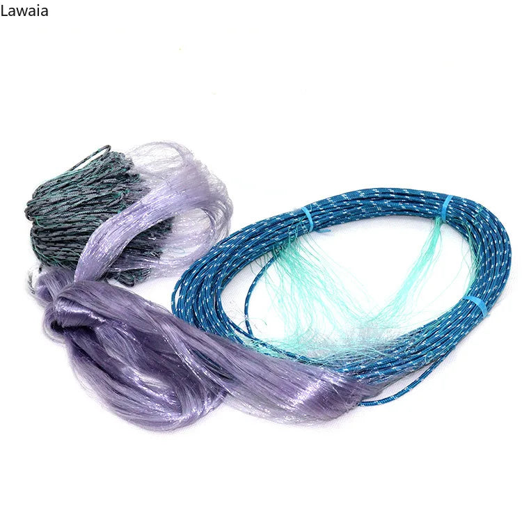 Lawaia Gill Net Fishing 1.8x30m Monofilament Nylon Fishing Net Small Eye 2.5/3/3.5/4cm Viscous Fish Net Lake Wave Pond Fishing - Madeinsea©