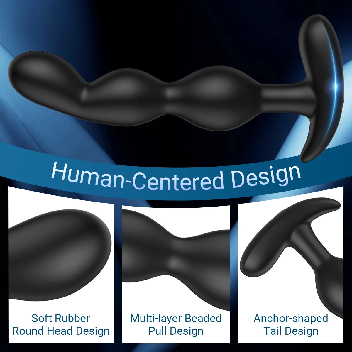 APP Control Anal Plug Vibrator Gay Anal Bead Butt Plug Stimulator Masturbation Penetration Butt Vibration Men Women Couples Toys