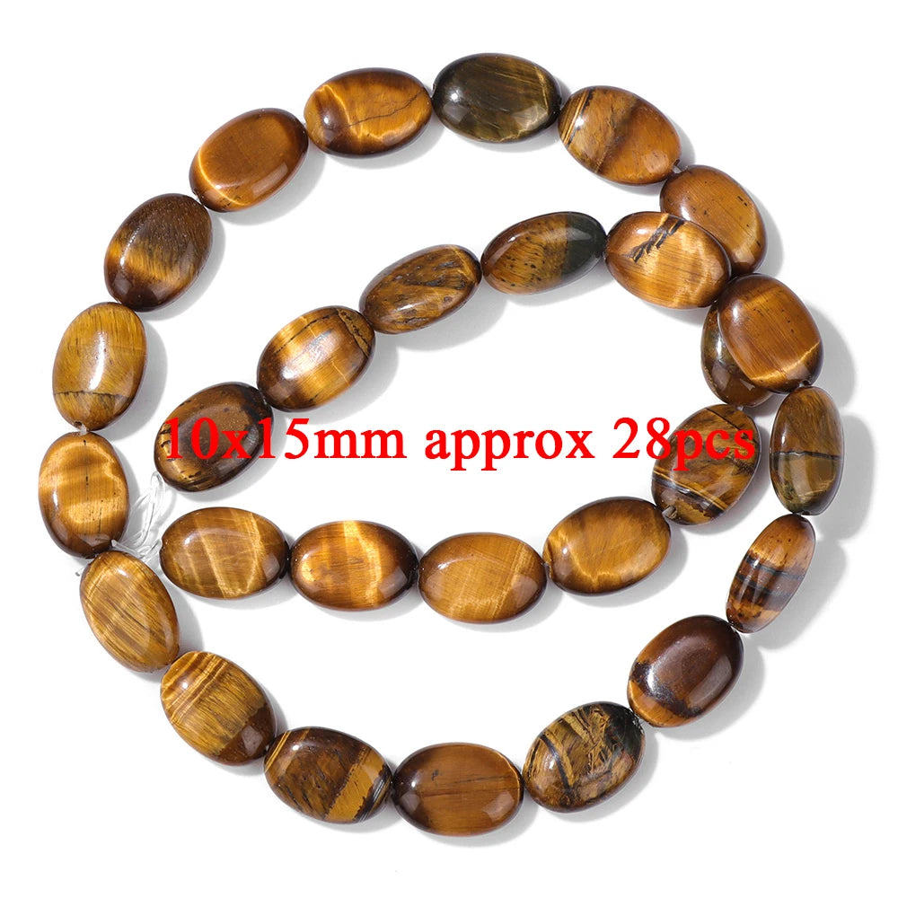 High Quality Yellow Tiger Eye Stone Beads Natural Round Heart Rondelle Cube Irregular Loose Spacer Bead For Jewelry Making DIY