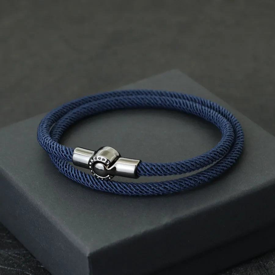 Rope Bracelet with Magnet Buckle