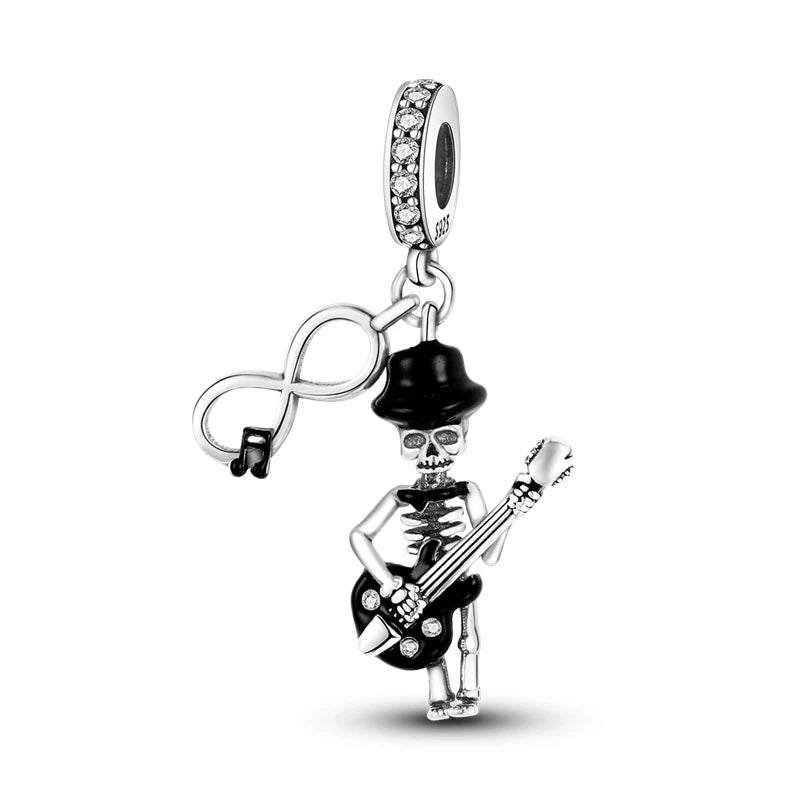 New 925 Sterling Silver Charms Beads Snowman Christmas Halloween Charm Pendent Fit Original Charm Bracelet Women Jewelry Gift - Madeinsea©