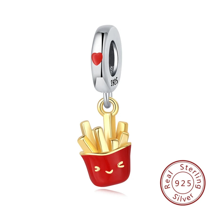 100% Real 925 Sterling Silver Charms Beads Stars Moon Pendant Fit Original Charms Bracelets Bangle DIY Jewelry Gifts