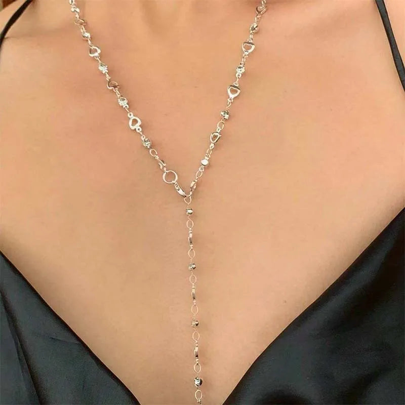 New Luxury Colourful Crystal Zircon Necklace For Women Shiny Rhinestone Long Tassel Choker Bohemian Statement Jewelry Gifts