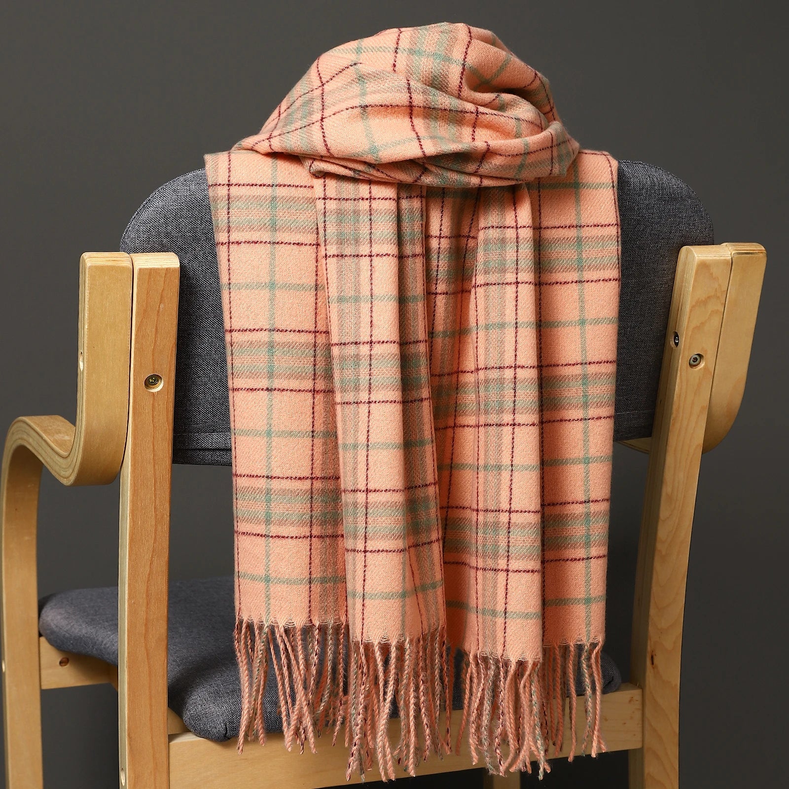 200*70cm Oversize Classic Plaid women scarf Cashmere Shawl men wrap Superior quality thickening female bandanna pashmina muffler