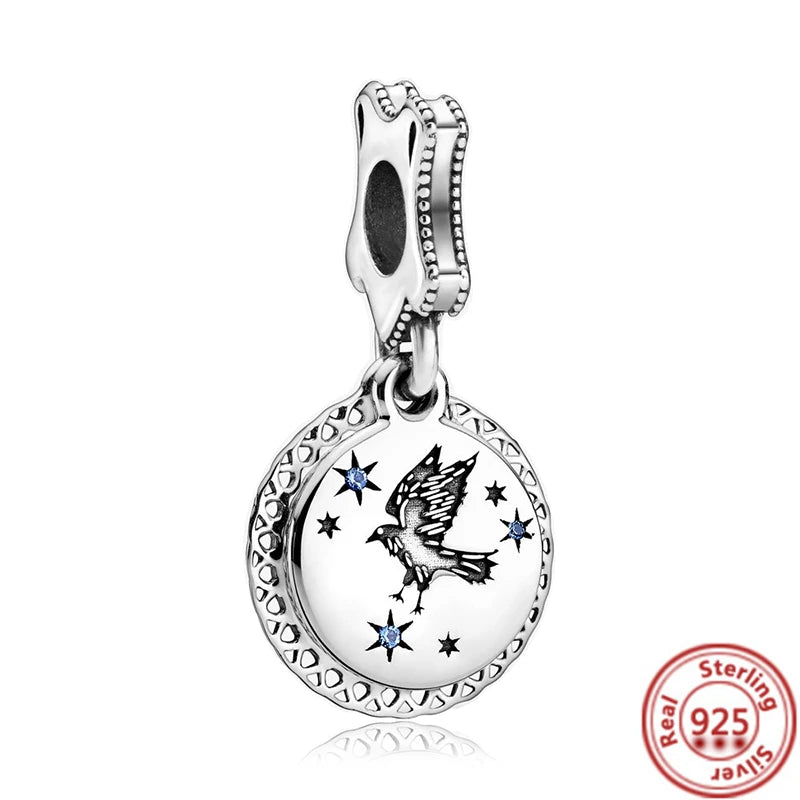 MINISO Disney Hot selling S925 Sterling Silver Harry Potter Charm Suitable Original Pandora Bracelet Exquisite Gift For Women