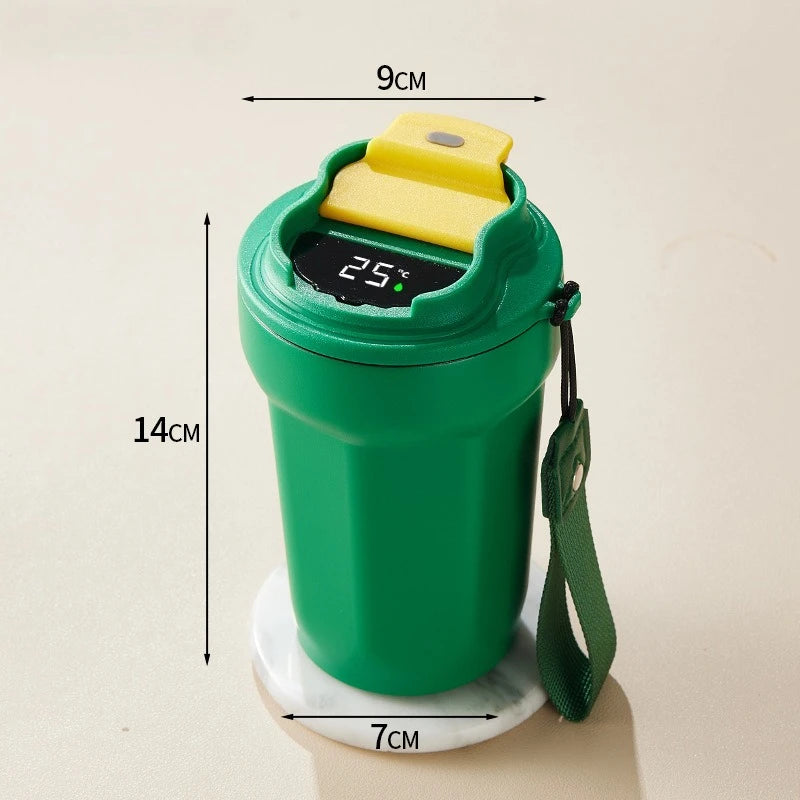 Smart Temp Display Stainless Steel Tumbler Vacuum Insulated Coffee Cup Travel Mug for Tea Thermos Cups Thermal Hot Water Bottle