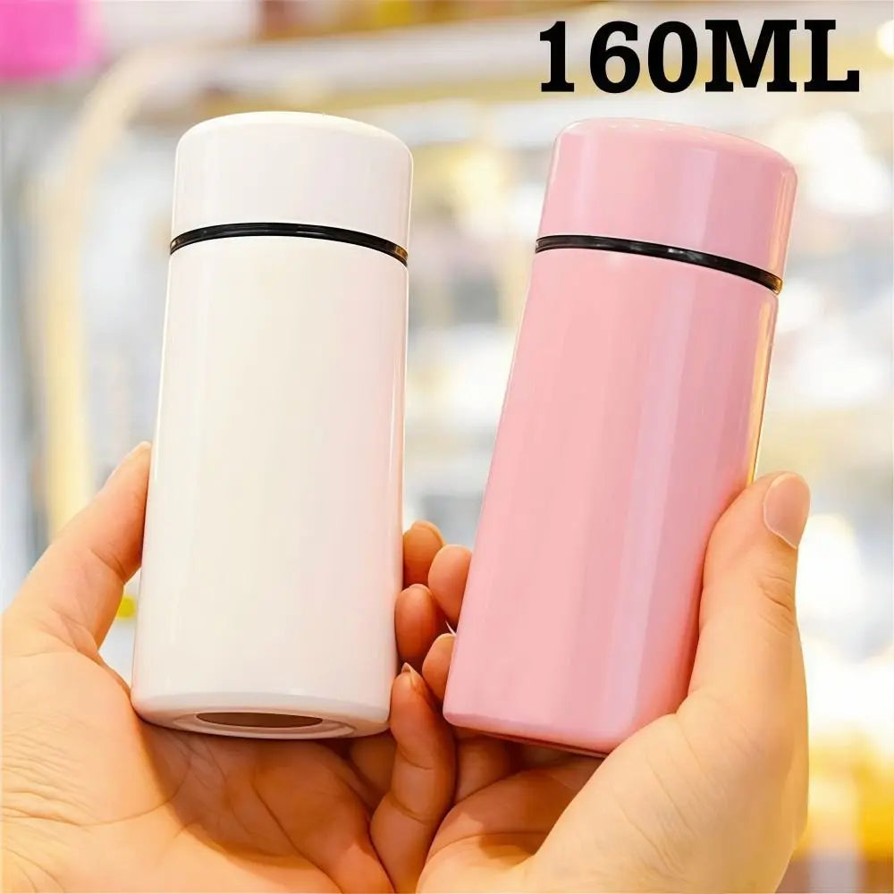 Mini Thermos Cup Stainless Steel 160ml Capacity Pocket Thermos Portable Compact Design Water Cup For Going Out Traveling