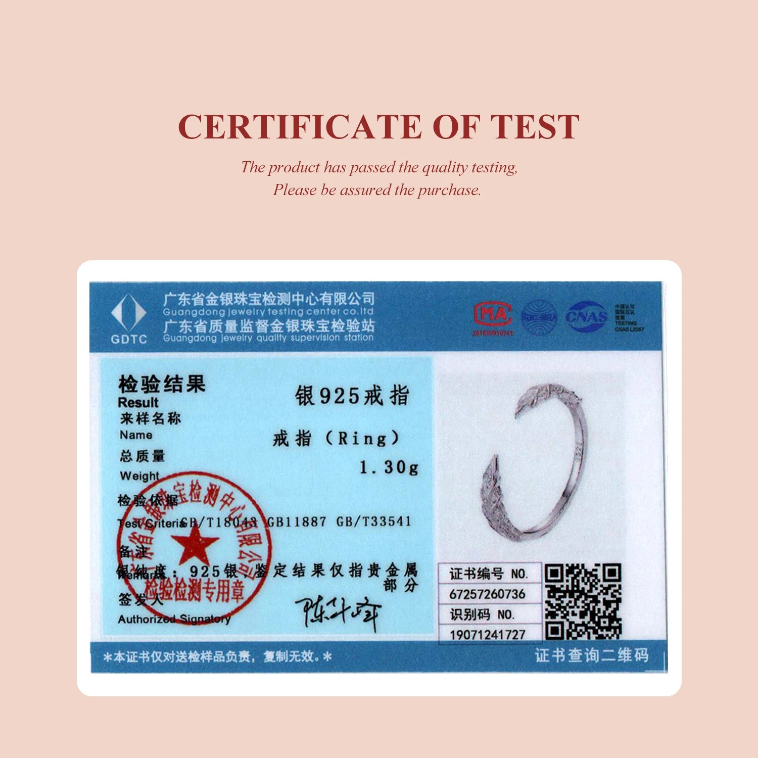 Bamoer 925 Sterling Silver Wheat Ear Open Ring Adjusable Pave Setting CZ Feather Shape Ring for Women Girl Lucky Party Gift