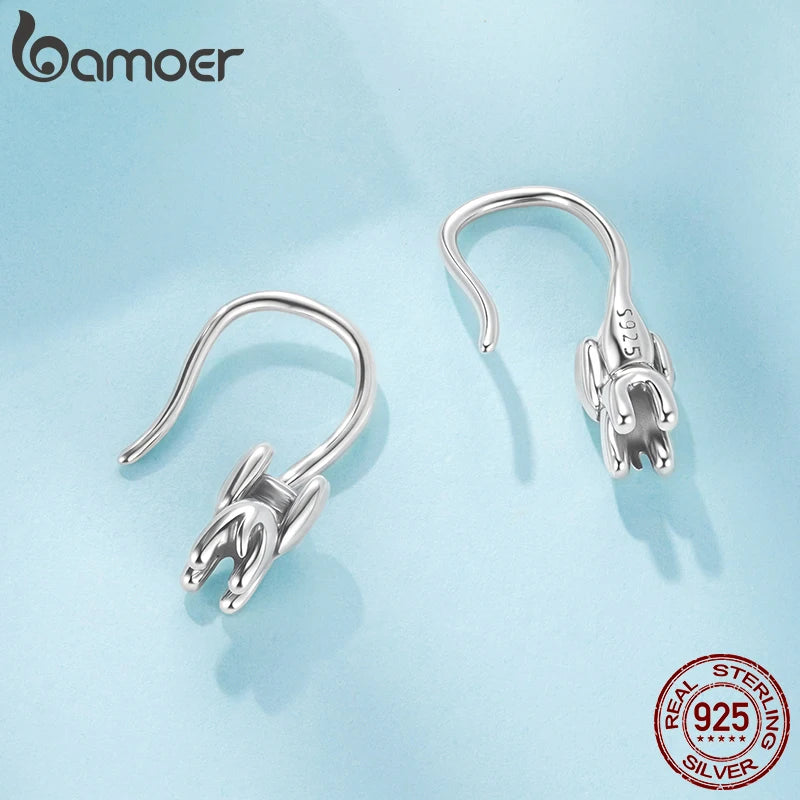 BAMOER Elefanten-Ohrhänger, Tierohrringe, oxidiert, Original, für Damen, Geschenkidee für Partys, Geburtstage, schöner Alltagsschmuck