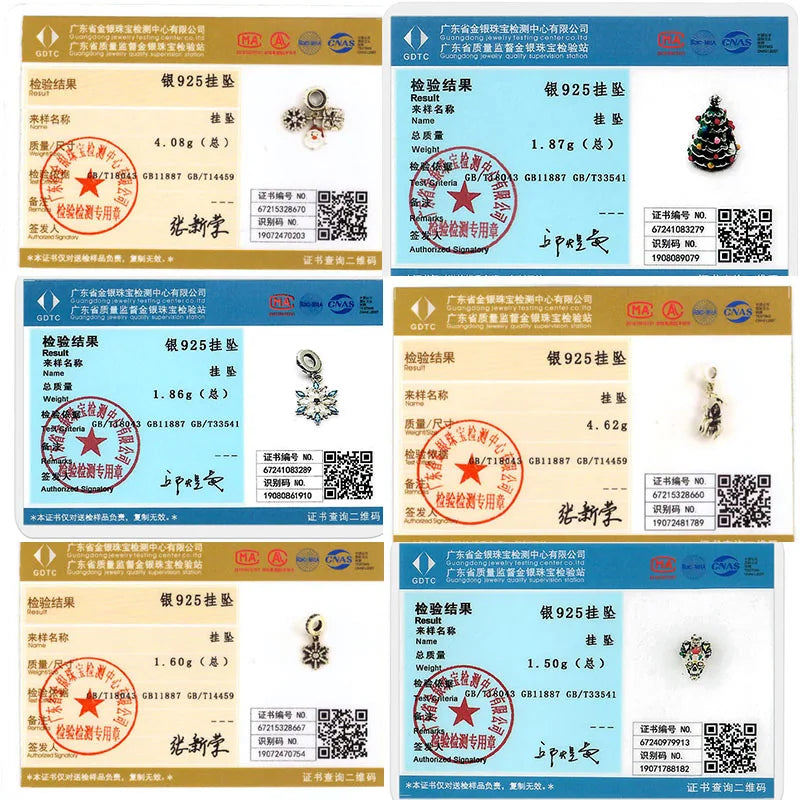 New 925 Sterling Silver Charms Beads Snowman Christmas Halloween Charm Pendent Fit Original Charm Bracelet Women Jewelry Gift - Madeinsea©