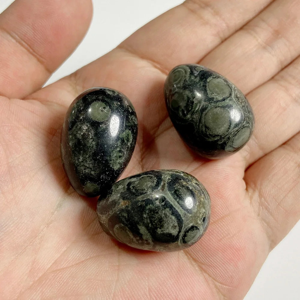 20x30mm Natural Egg Shape Stone Ornament Opal Quartzs Power Minerals Polished Reiki Fish Tank Home Decoration Jewelry Gifts