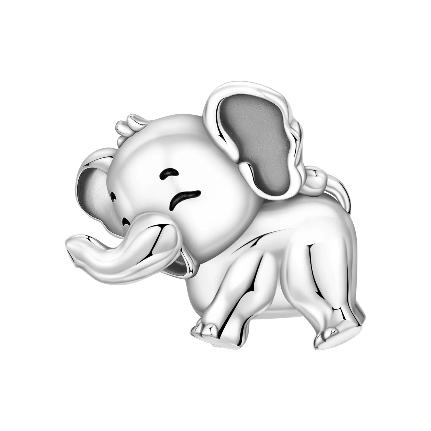 PANPOKI 925 Sterling Silver Cute Crown Frog Animal Charms Beads Fit Bracelets DIY Party Decoration Gifts Jewelry Accessory